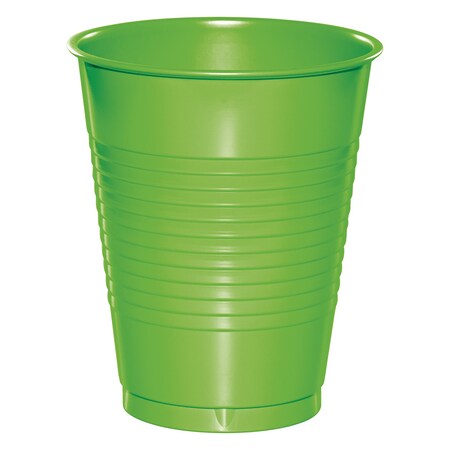 Touch Of Color Fresh Lime Green Plastic Cups, 16oz, 240PK 28312381